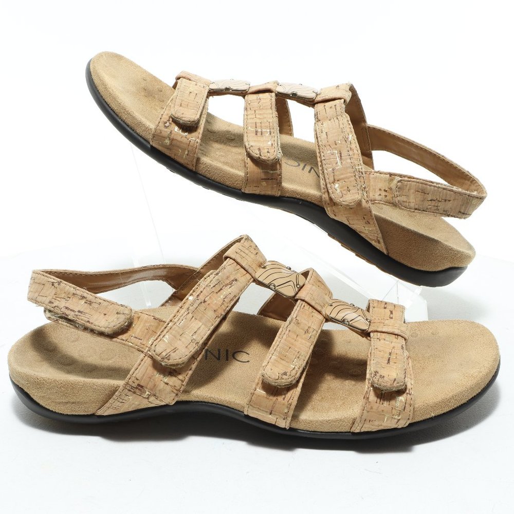 Vionic Tan Cork Sandals